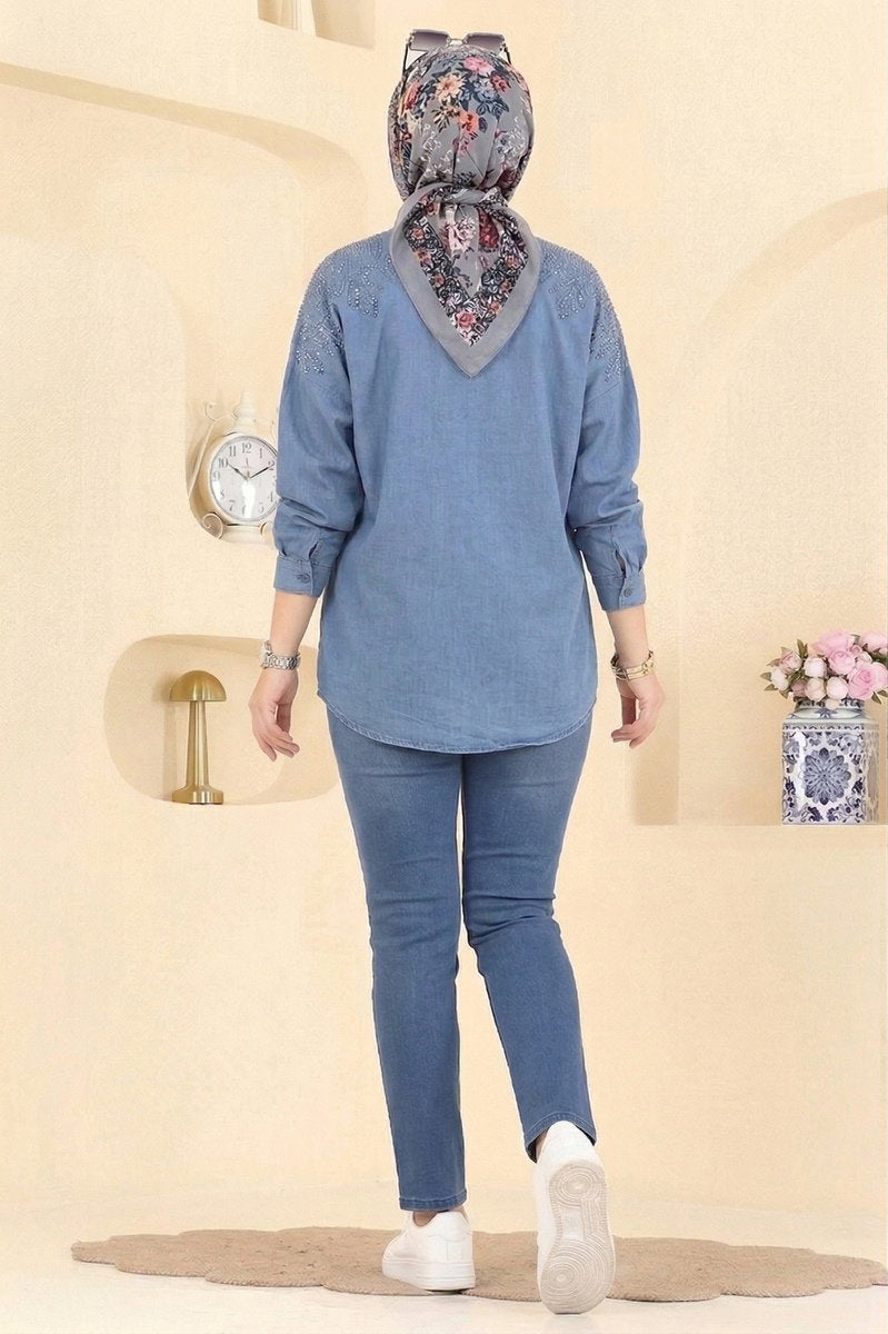 Slim-Fit Jeans - Dark Denim