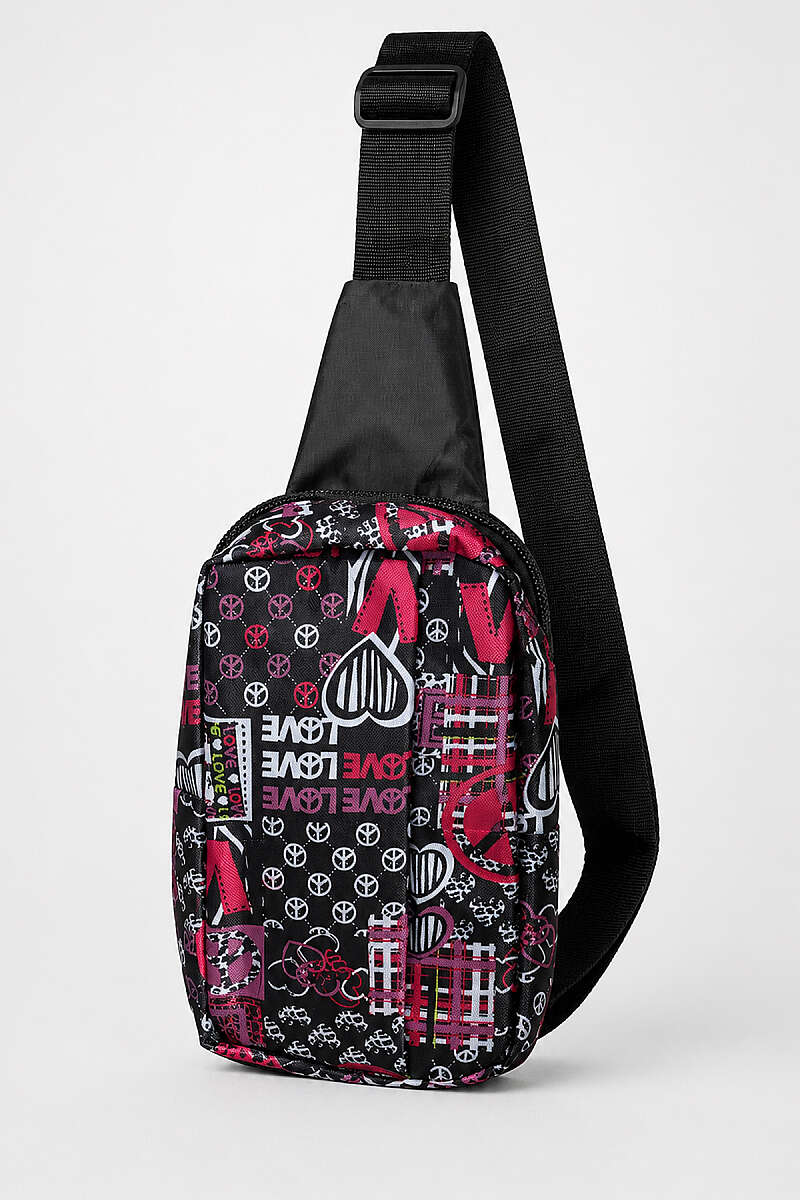 Printed Crossbody Bag - Multicolour 4