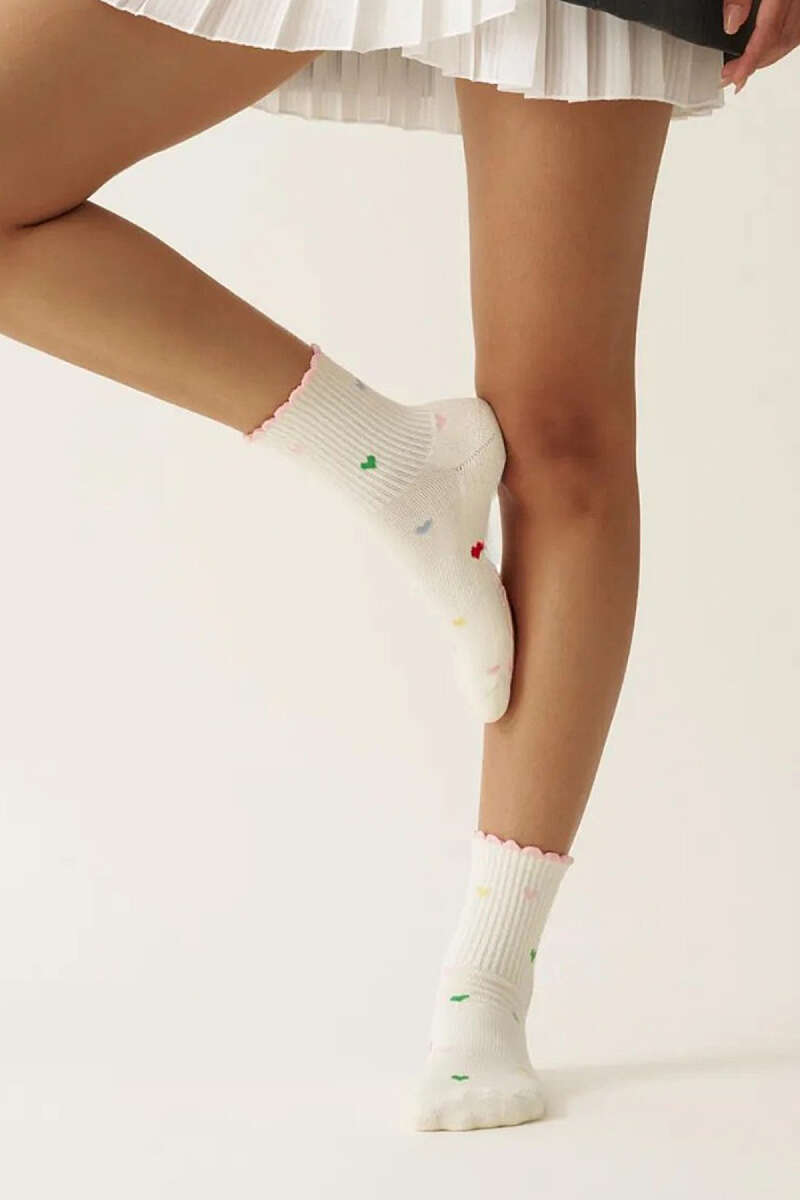 Printed Ankle Socks - Multicolour 1