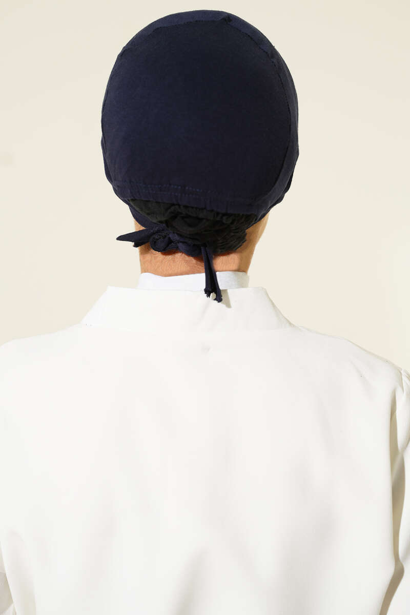 Basic Stitched Underscarf - Navy