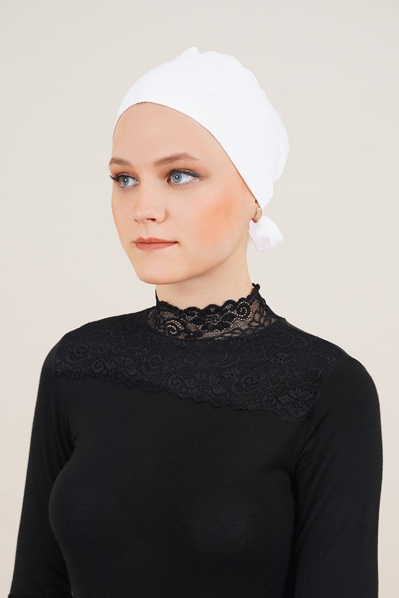 Seamless Underscarf - White