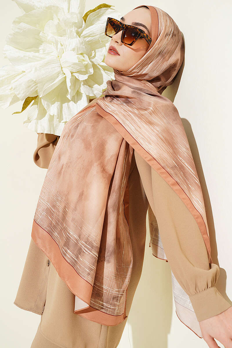 Marbled Shawl - Camel