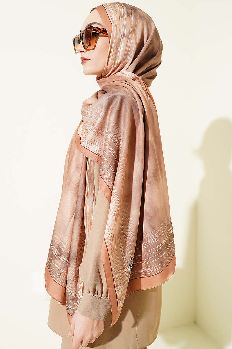 Marbled Shawl - Camel