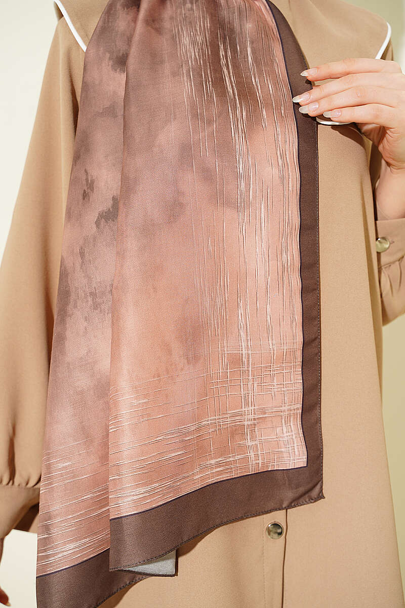 Marbled Shawl - Camouflage Green