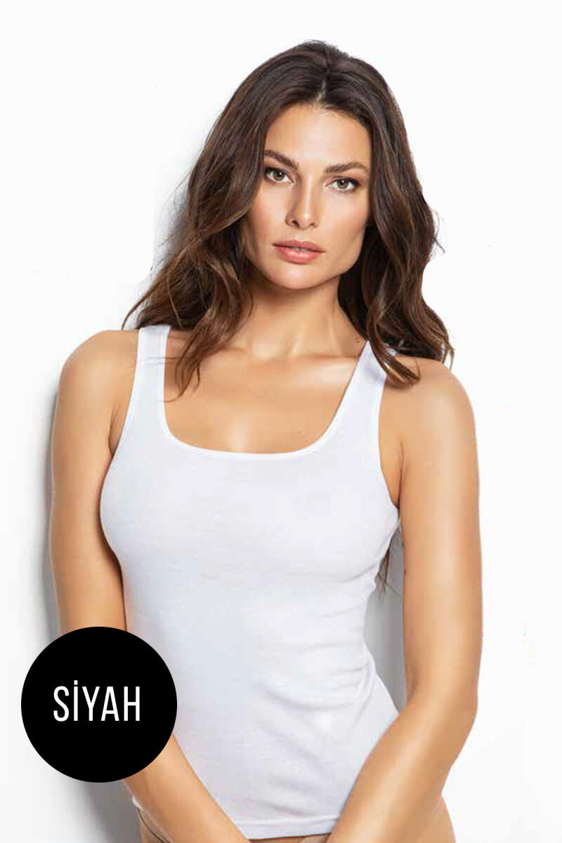Wide-Strap Vest - Black