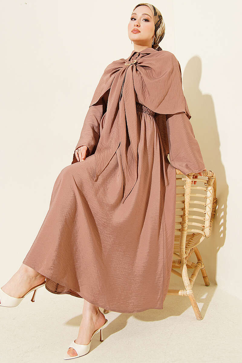 Three-Piece Set with Gold Buckle - Mink