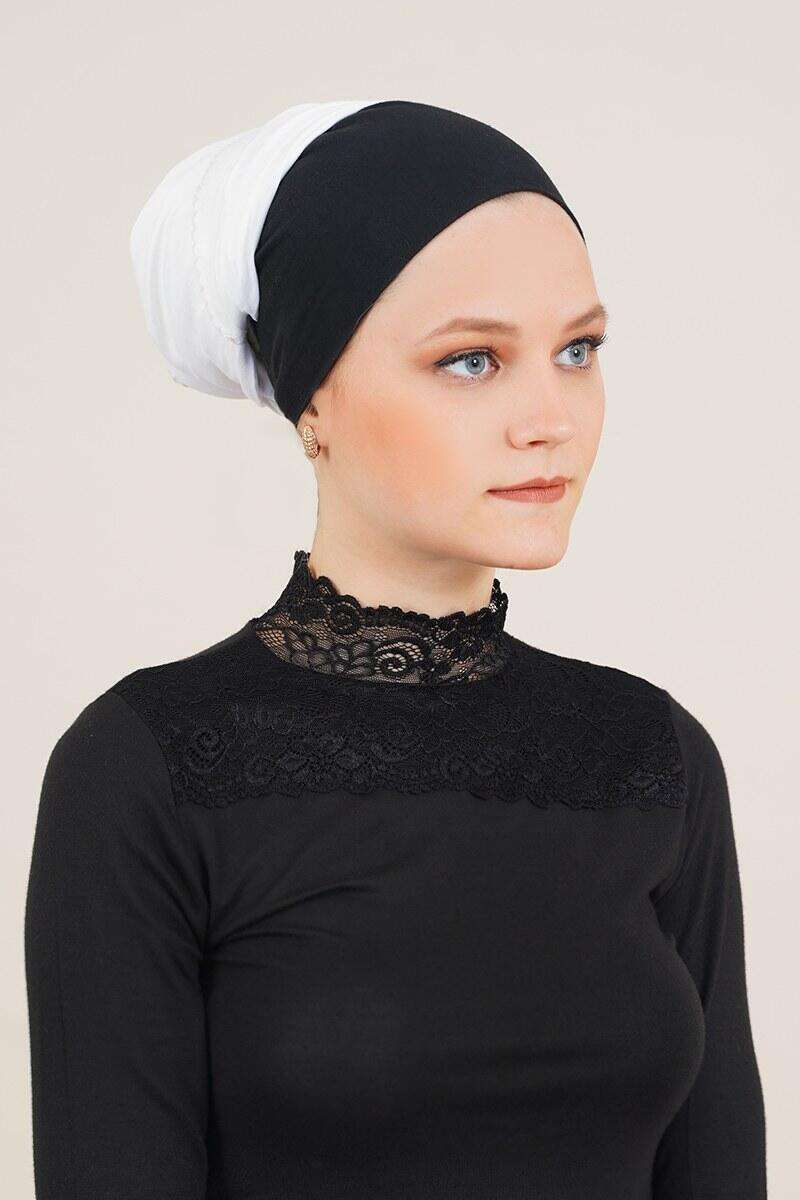 Inner Head Wrap - White