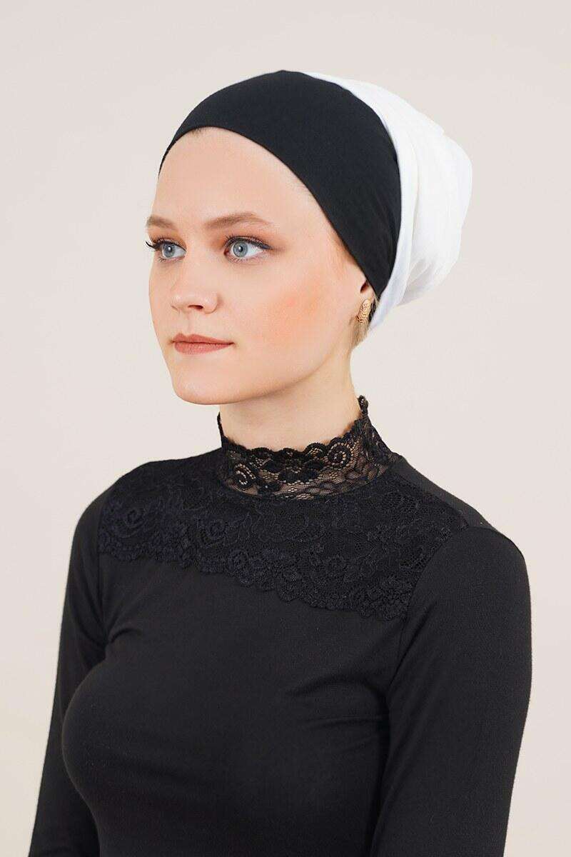 Inner Head Wrap - White