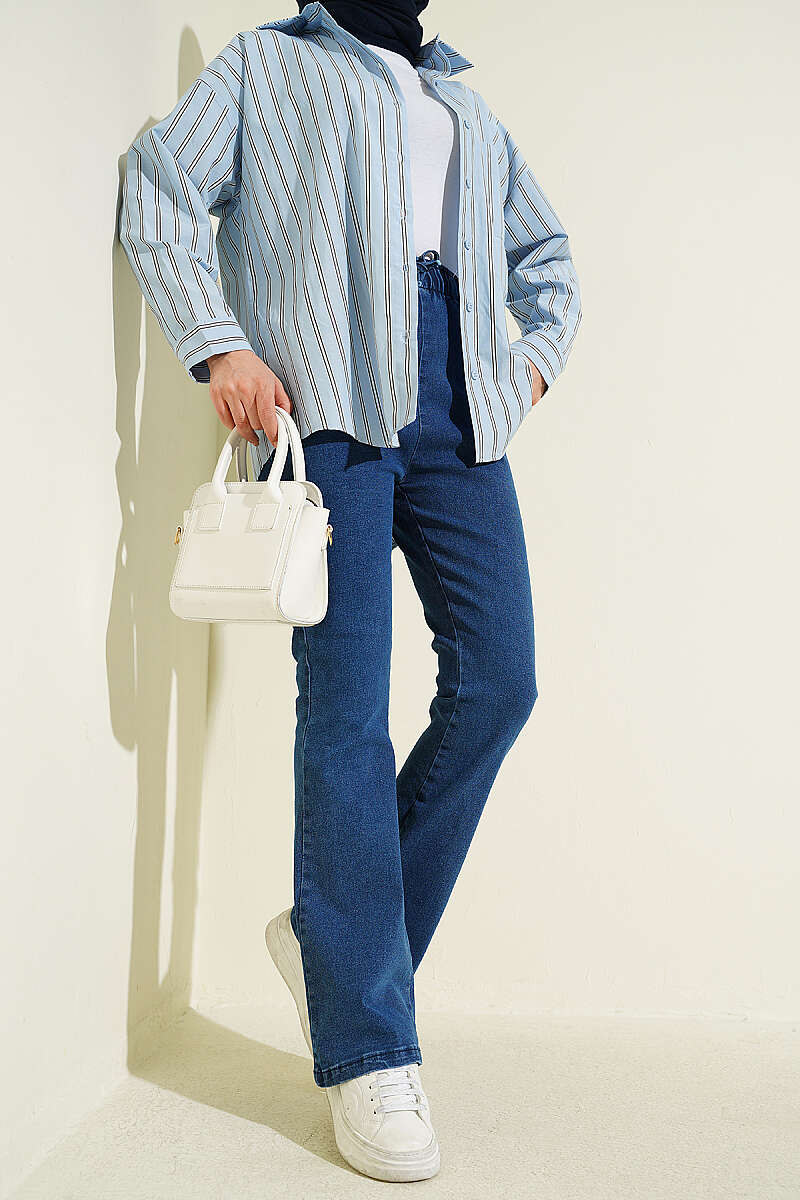 Flared Jeans - Snow Wash