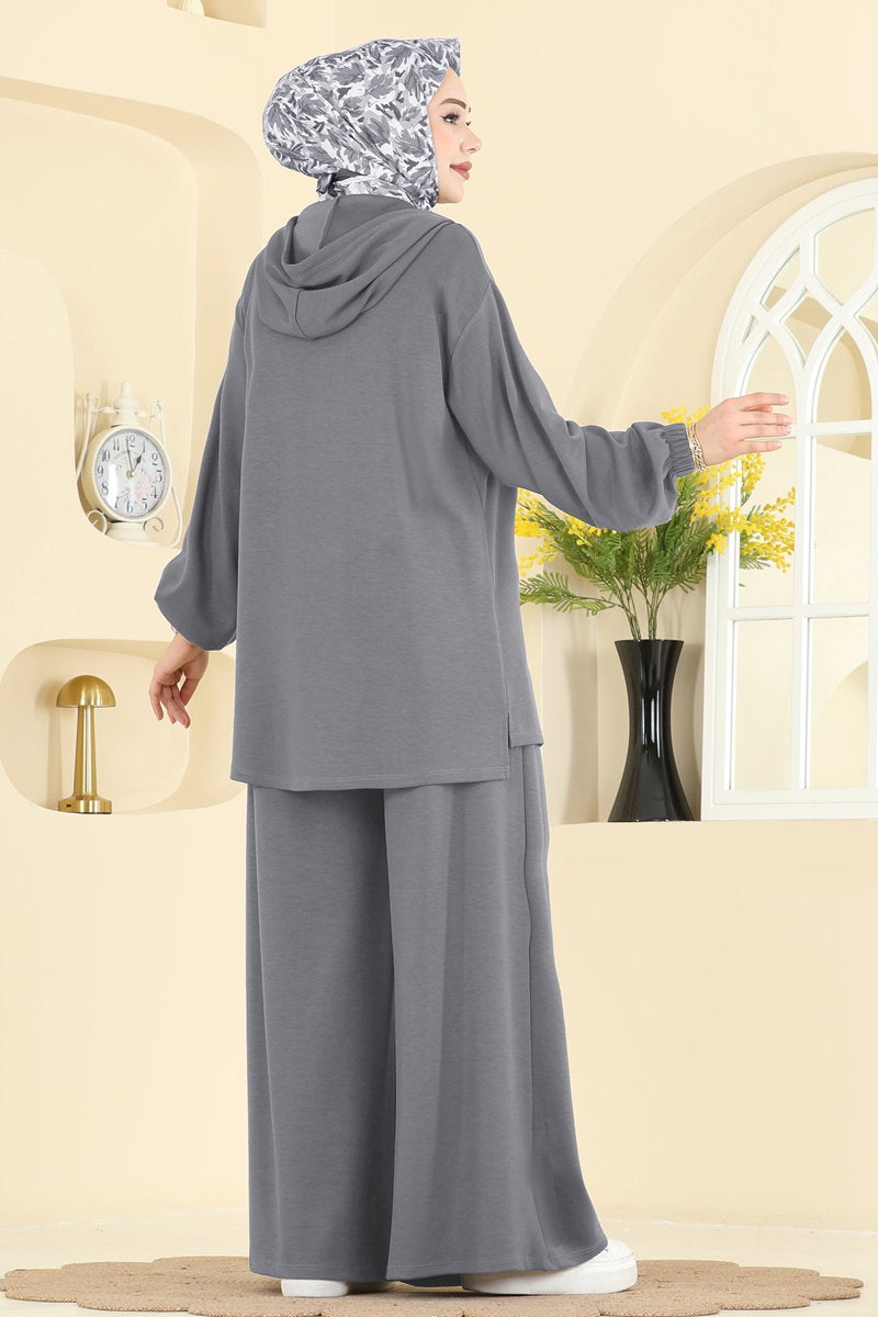 Hooded Modal Set - Grey