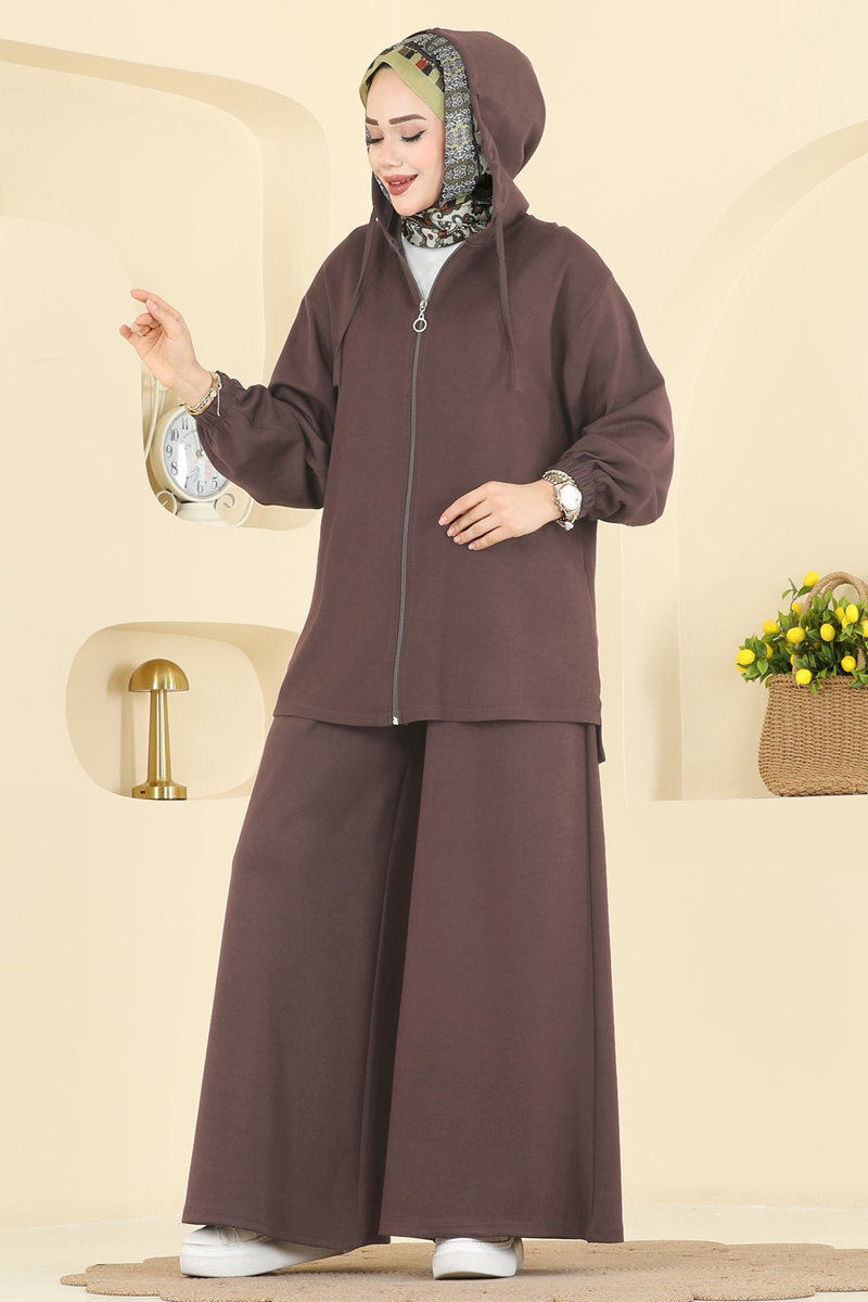 Hooded Modal Set - Brown