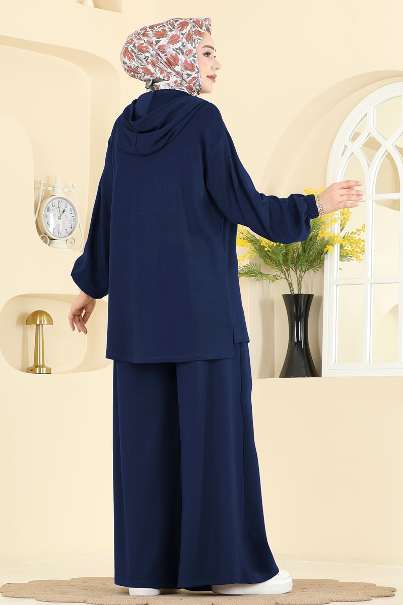 Hooded Modal Set - Navy