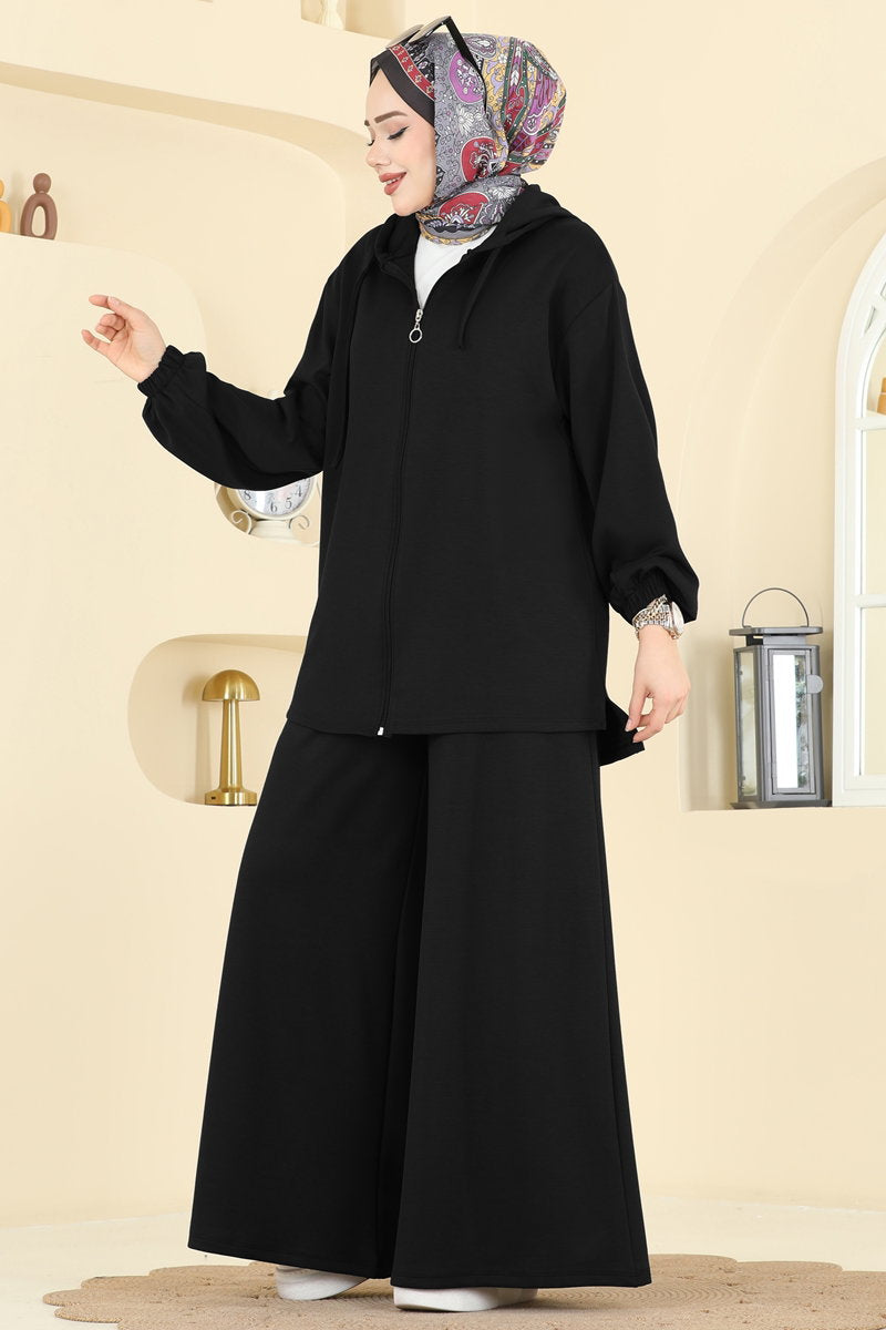 Hooded Modal Set - Black
