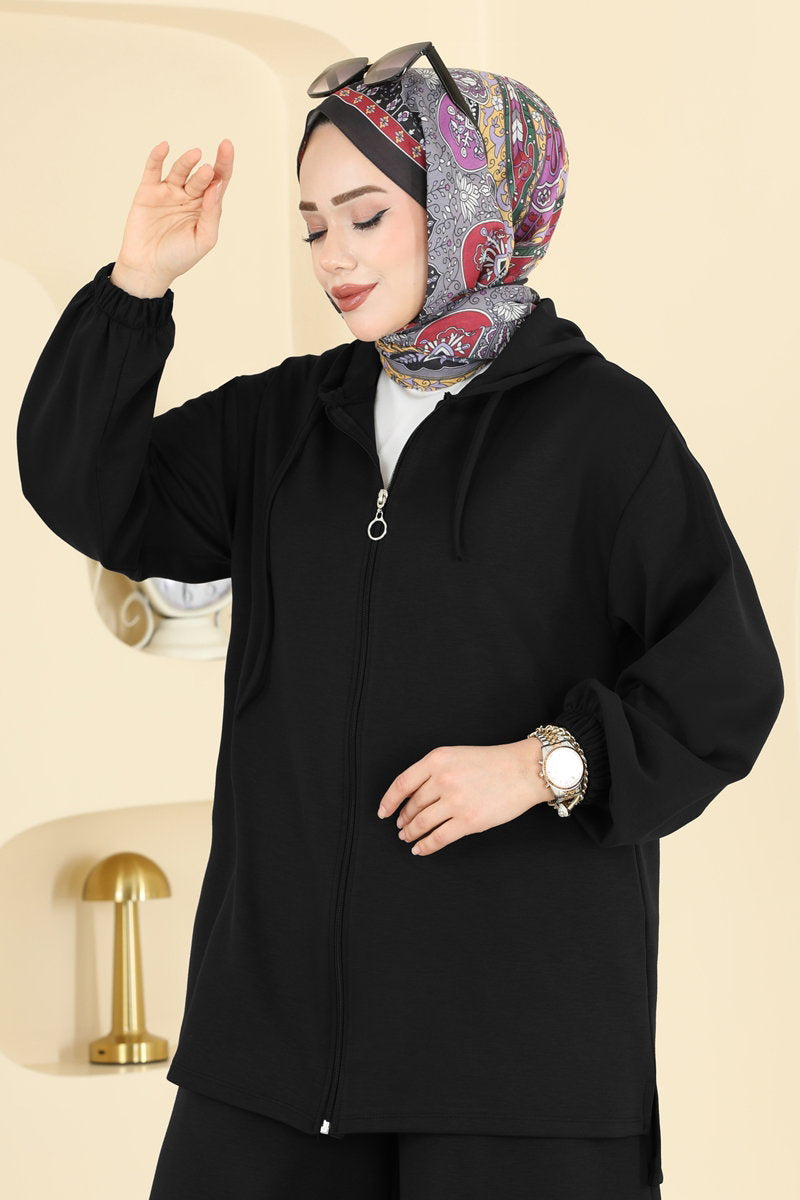 Hooded Modal Set - Black