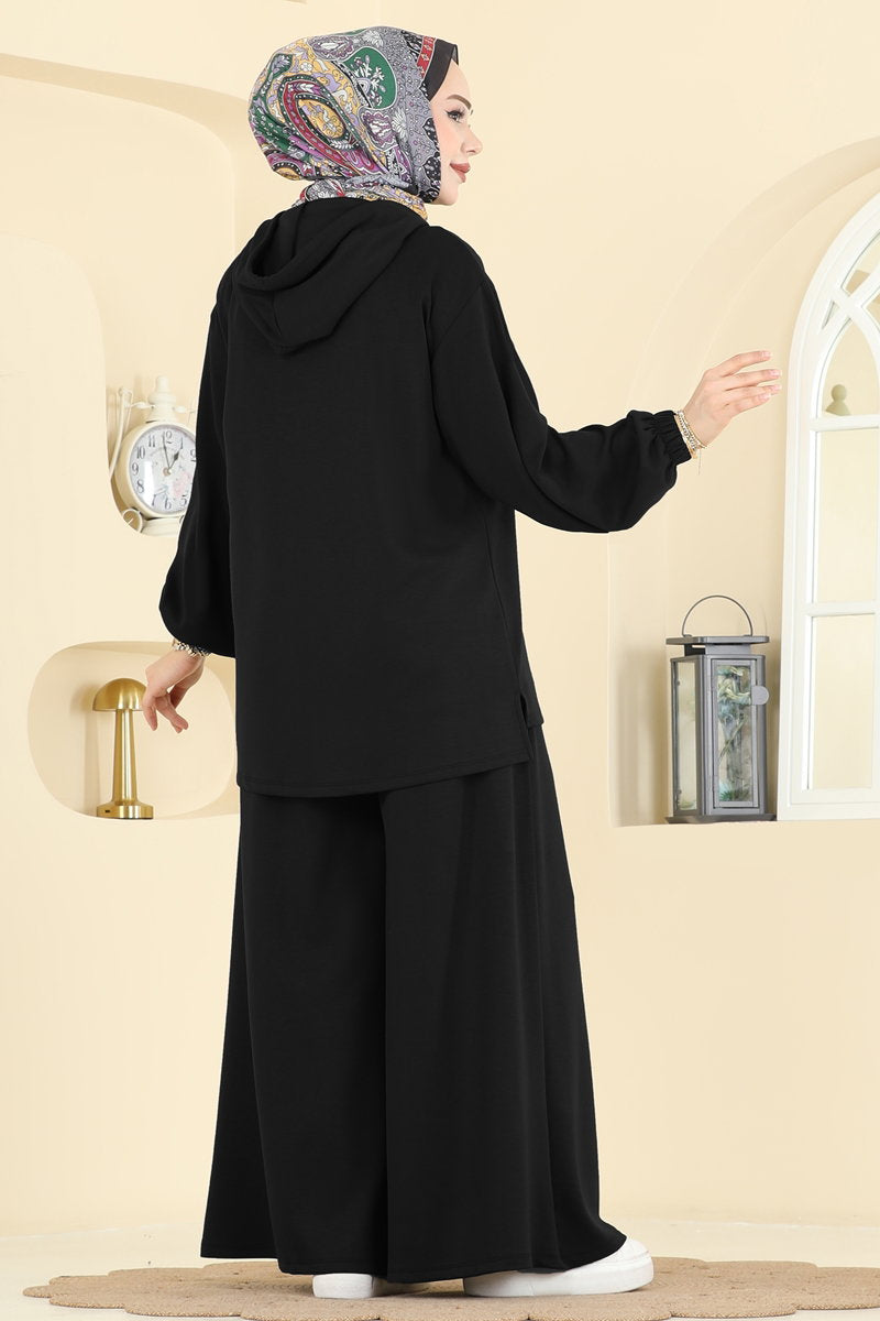 Hooded Modal Set - Black