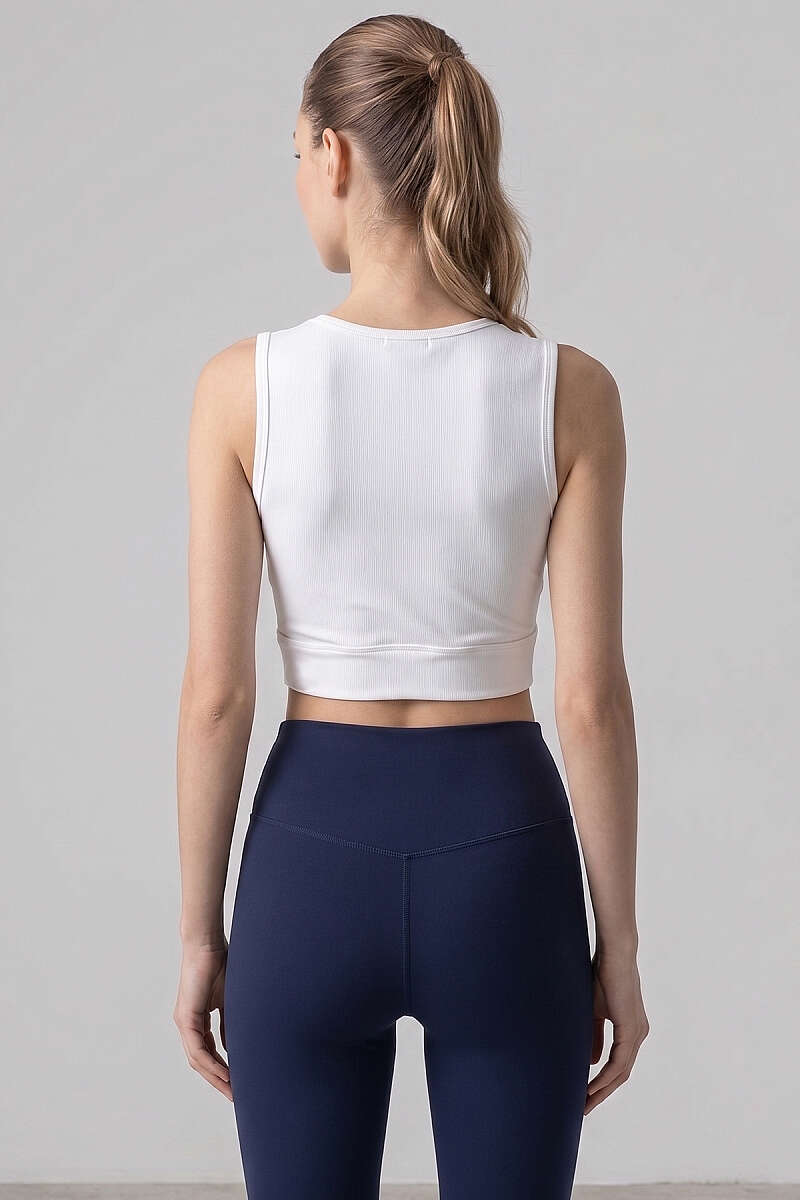 Katya Criss-Cross Front Bustier - Ecru