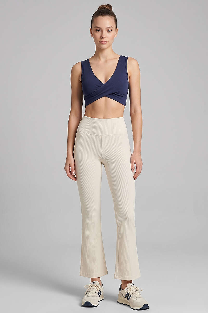Katya Criss-Cross Front Bustier - Navy