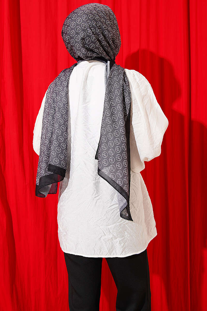Shirt with Self-Belt Detail - Ecru