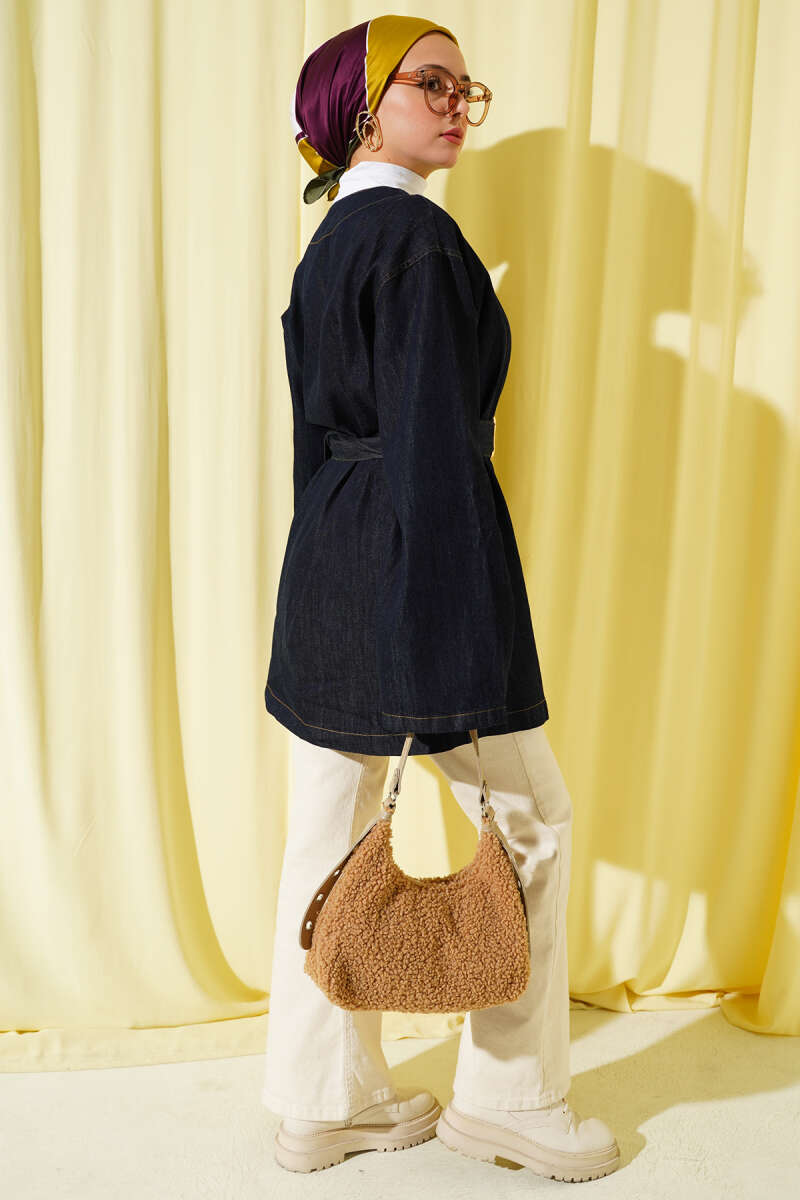 Belted Kimono - Classic Denim