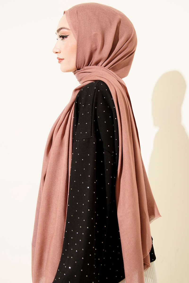 Liora Cotton Shawl - Dusty Rose