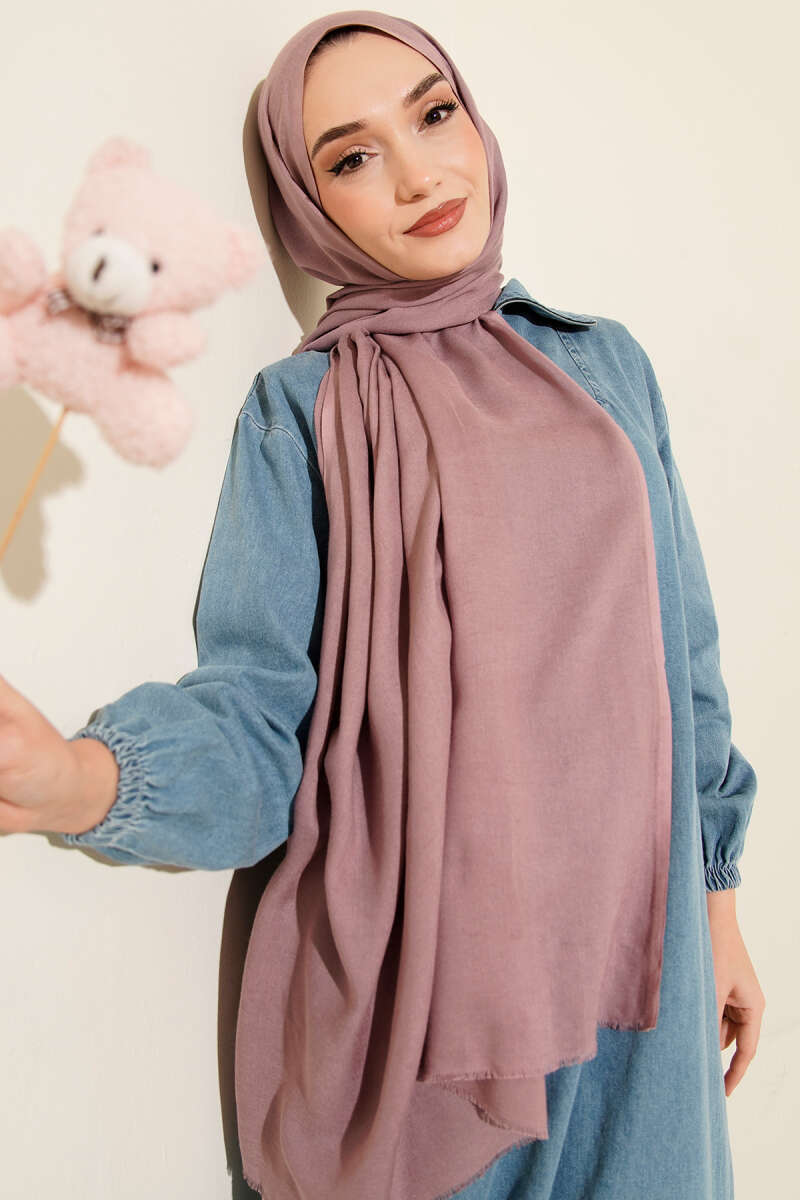 Liora Cotton Shawl - Lilac