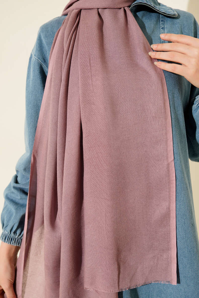 Liora Cotton Shawl - Lilac