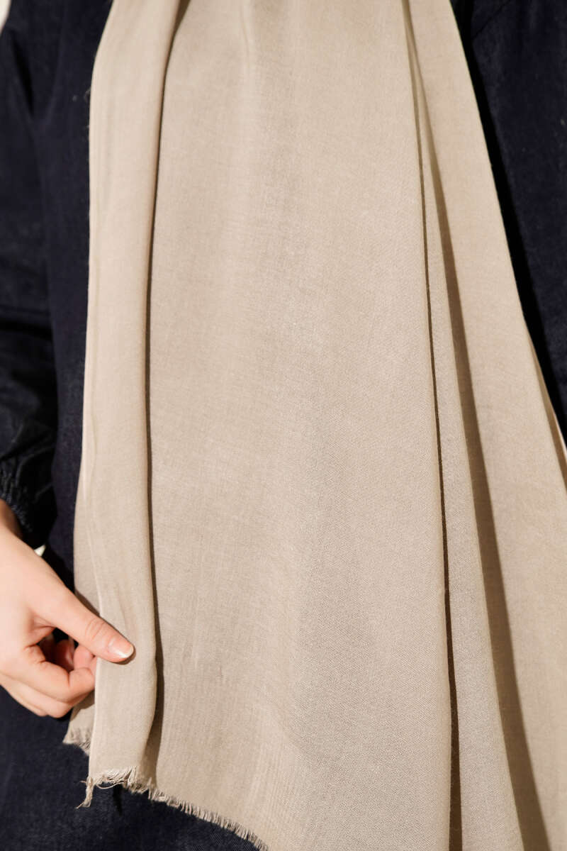 Liora Cotton Shawl - Dark Olive