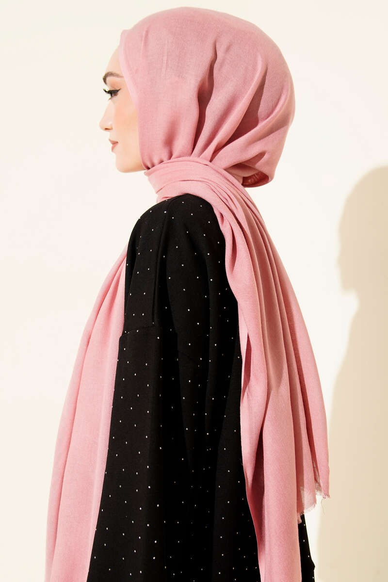 Liora Cotton Shawl - Pink