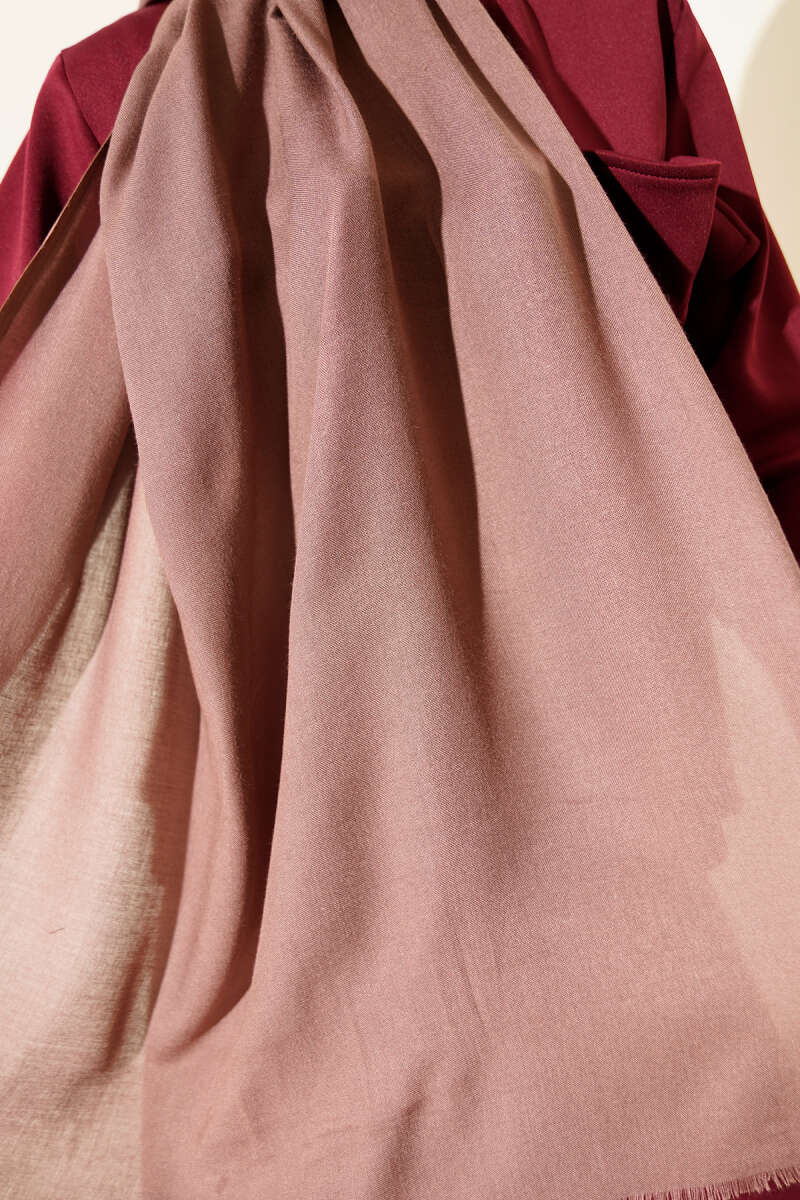 Liora Cotton Shawl - Soft Brown