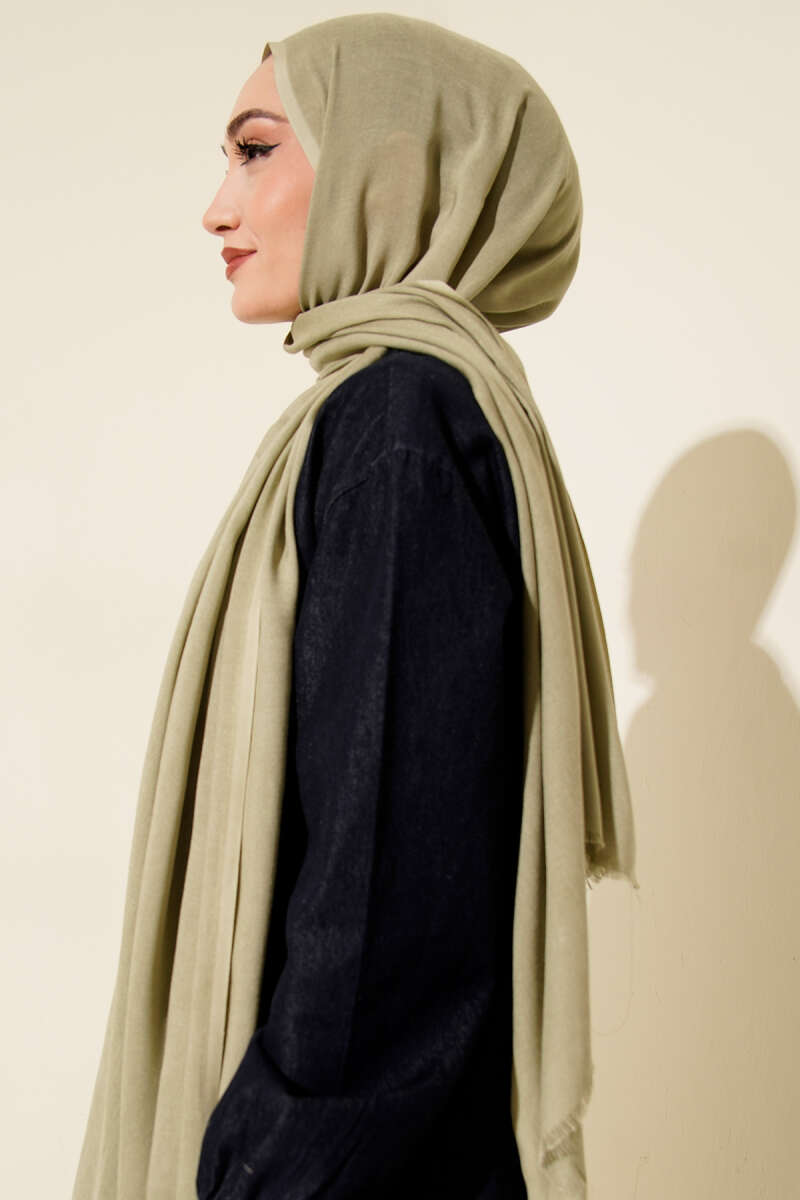 Liora Cotton Shawl - Aqua Green