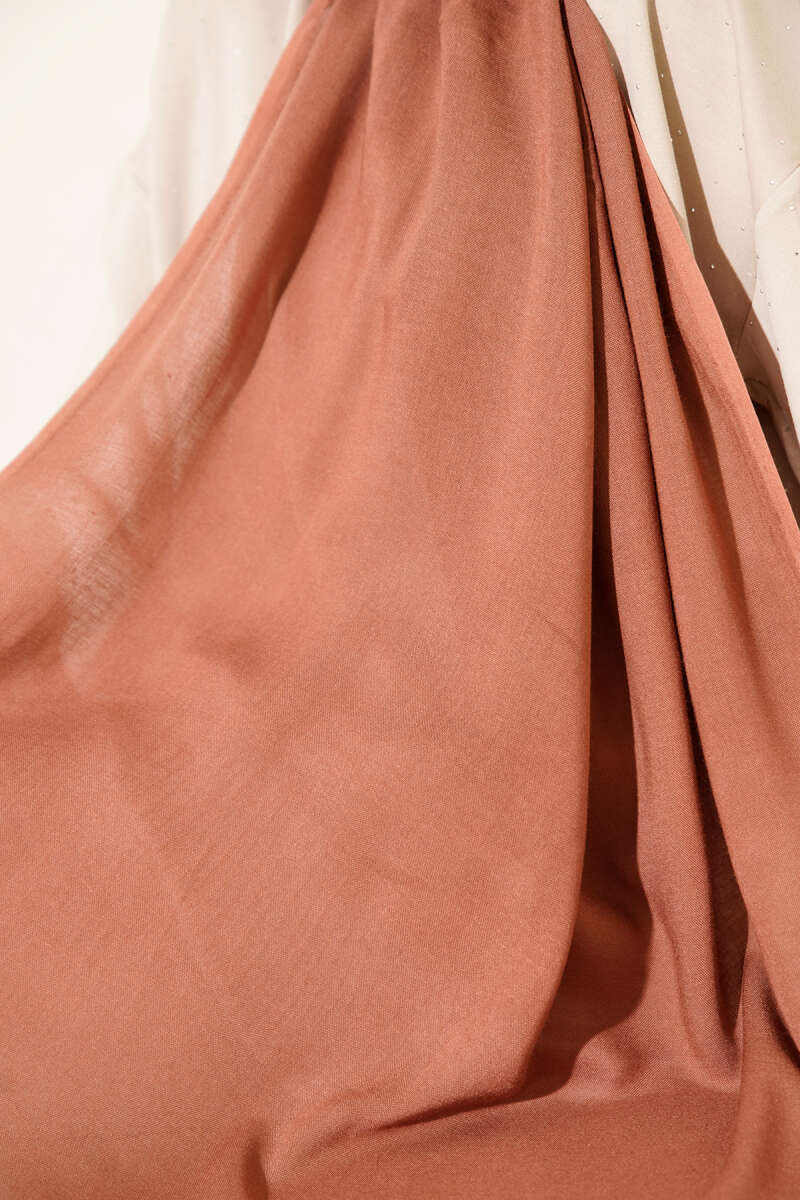 Liora Cotton Shawl - Cinnamon