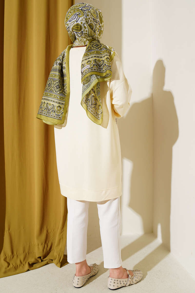 Basic Loycha Tunic with Badge - Yellow
