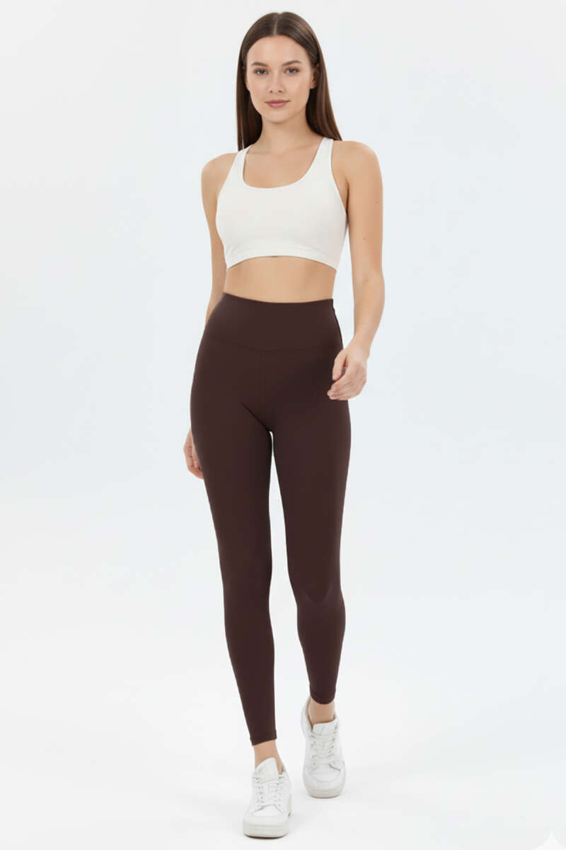 Loycha Thermal Leggings - Dark Brown