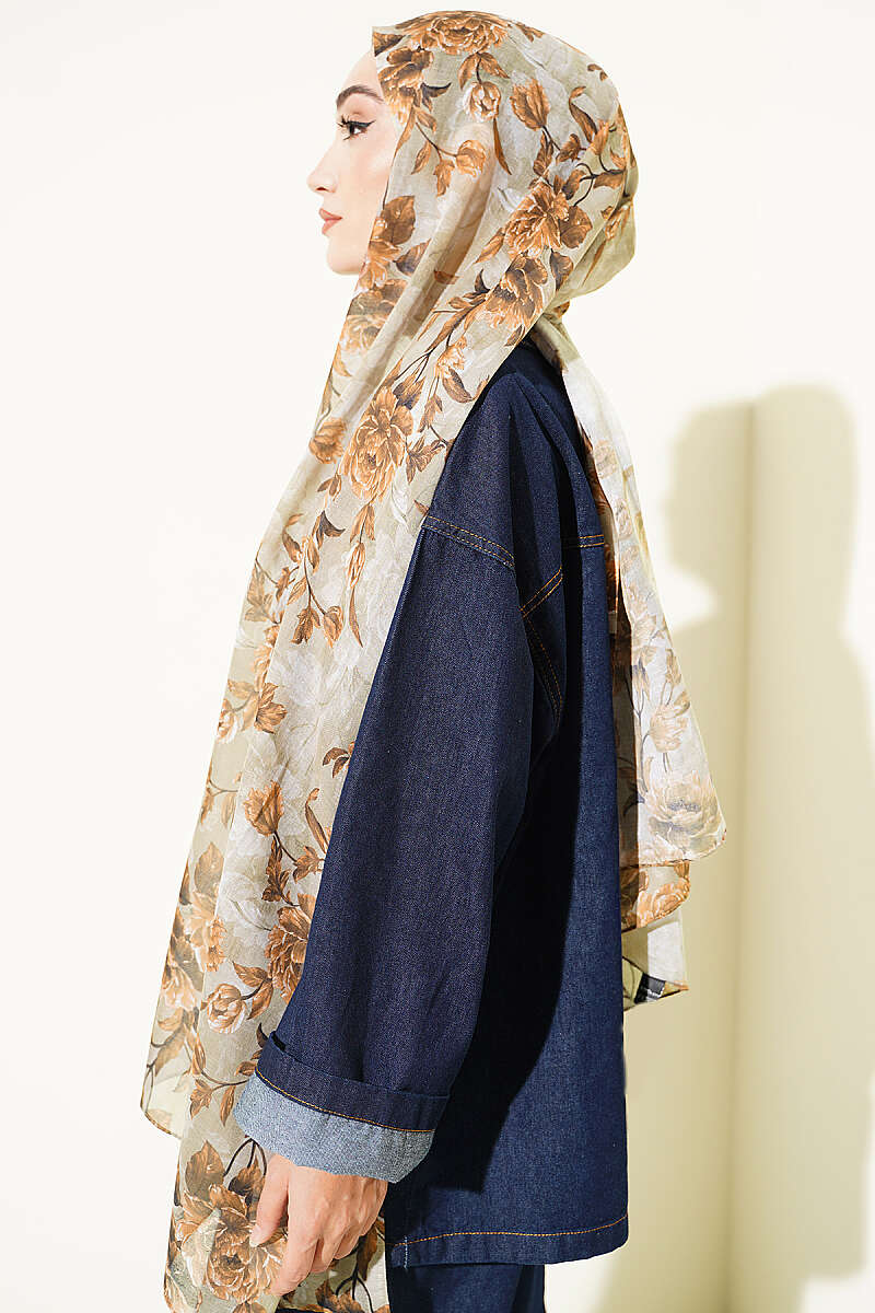 Magnolia Soft Shawl - Almond Green