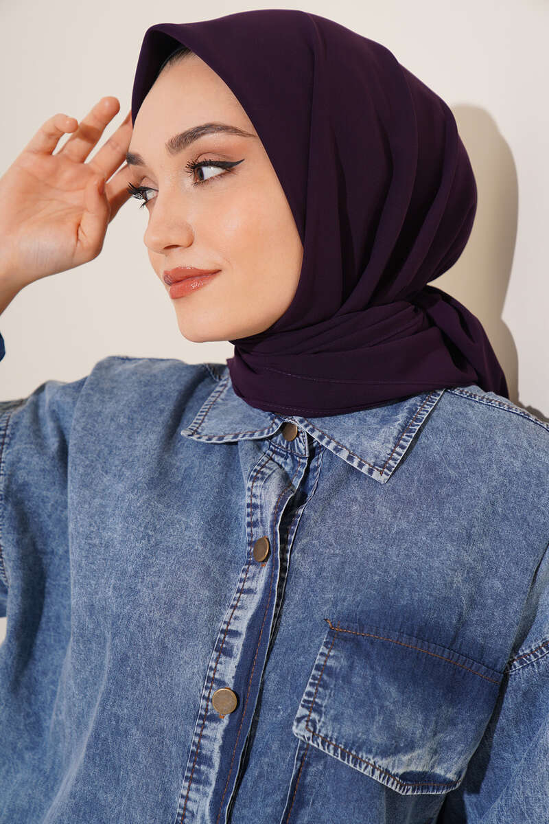 Medina Silk Scarf - Purple
