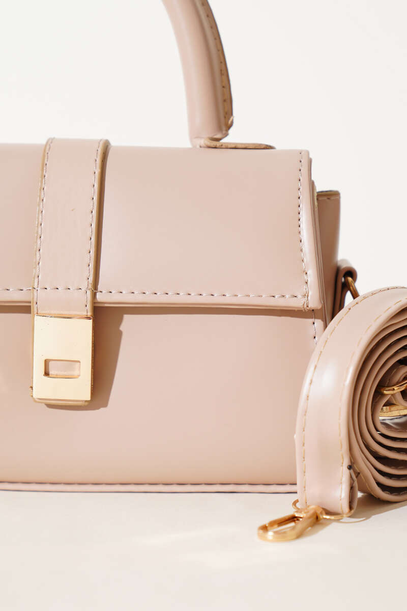 Magnetic Handbag - Beige