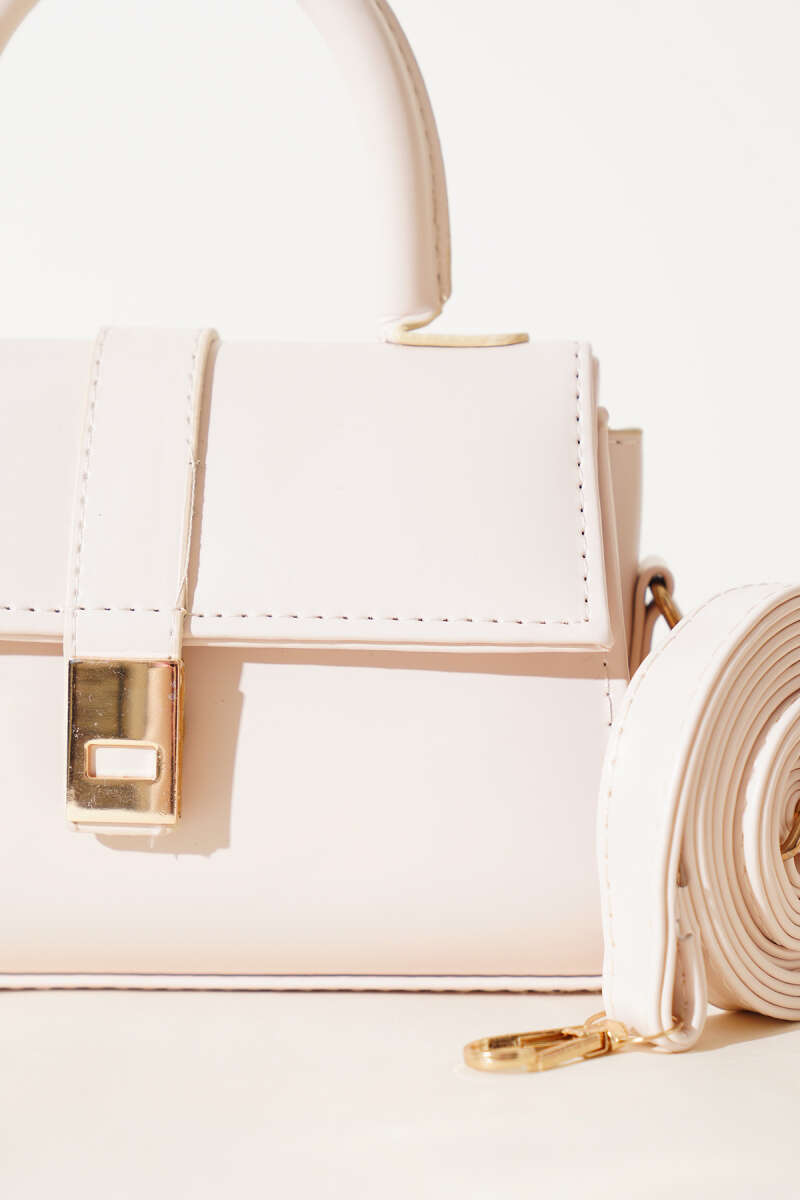 Magnetic Handbag - Bone