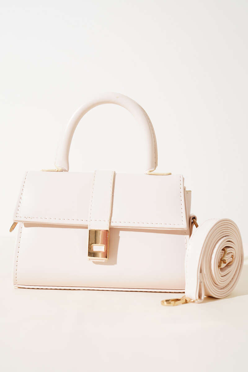 Magnetic Handbag - Bone