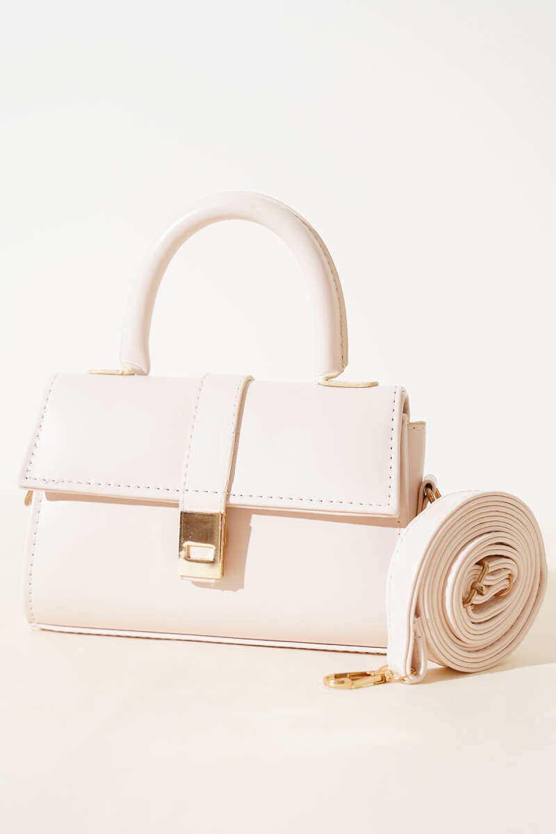 Magnetic Handbag - Bone