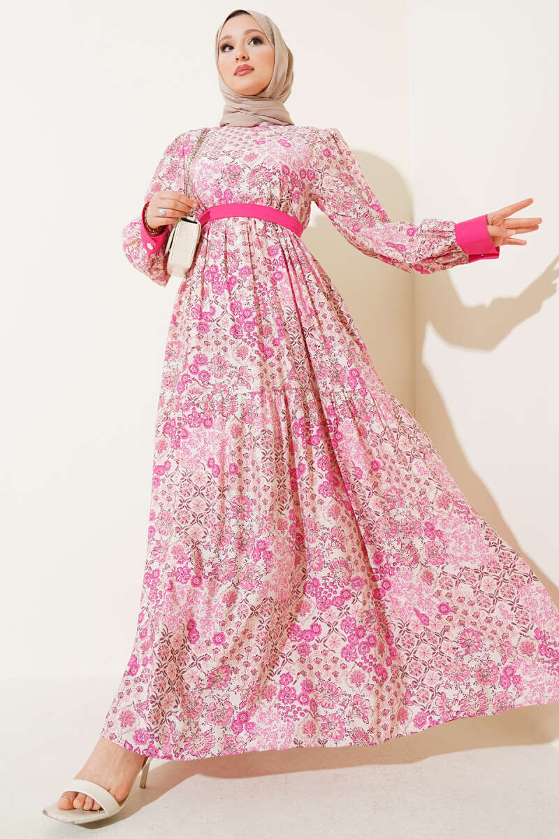 Ditsy Floral Dress - Pink