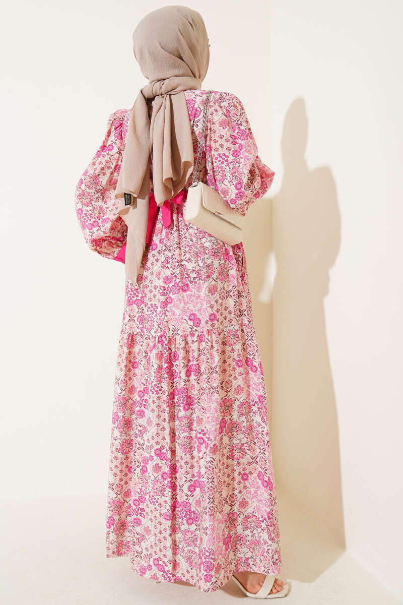 Ditsy Floral Dress - Pink