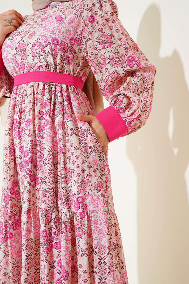 Ditsy Floral Dress - Pink