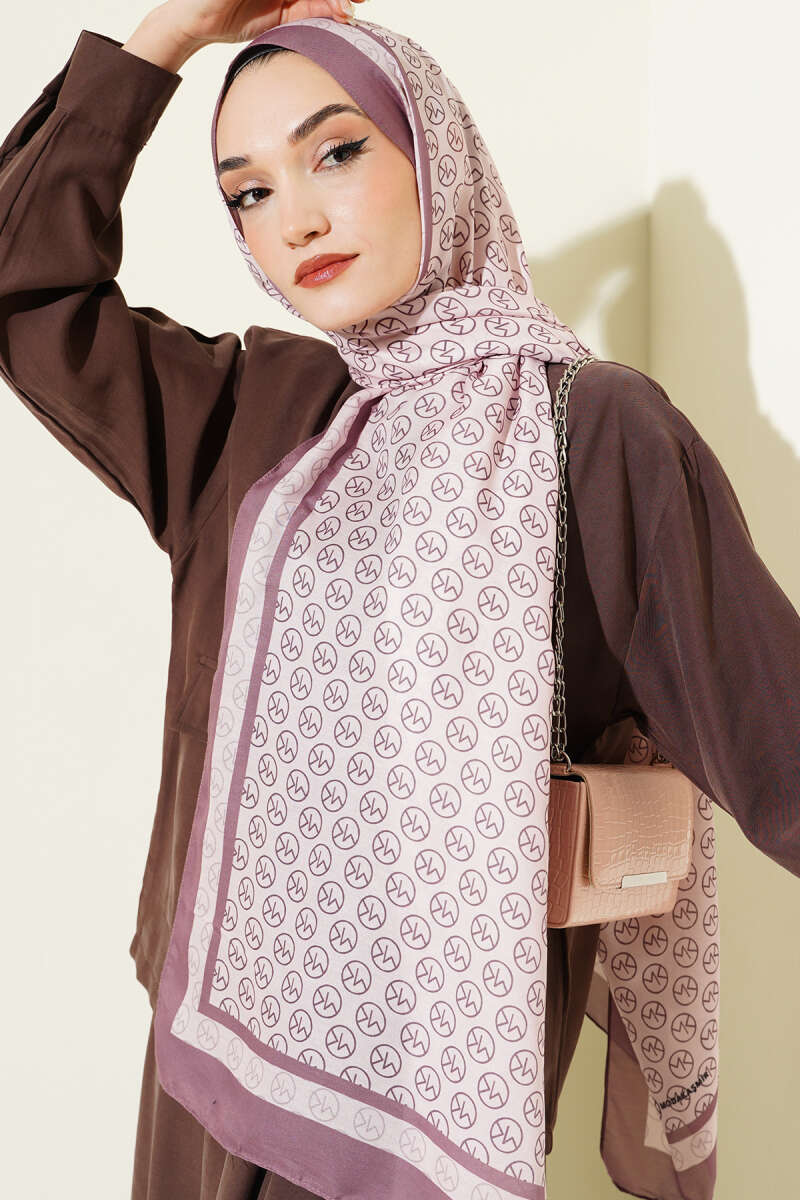 MK Print Modal Shawl - Pink