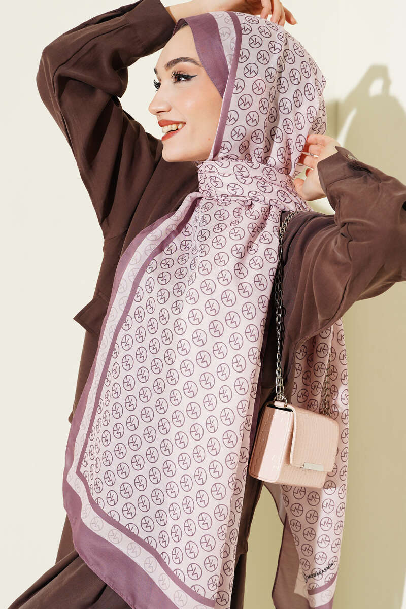 MK Print Modal Shawl - Pink