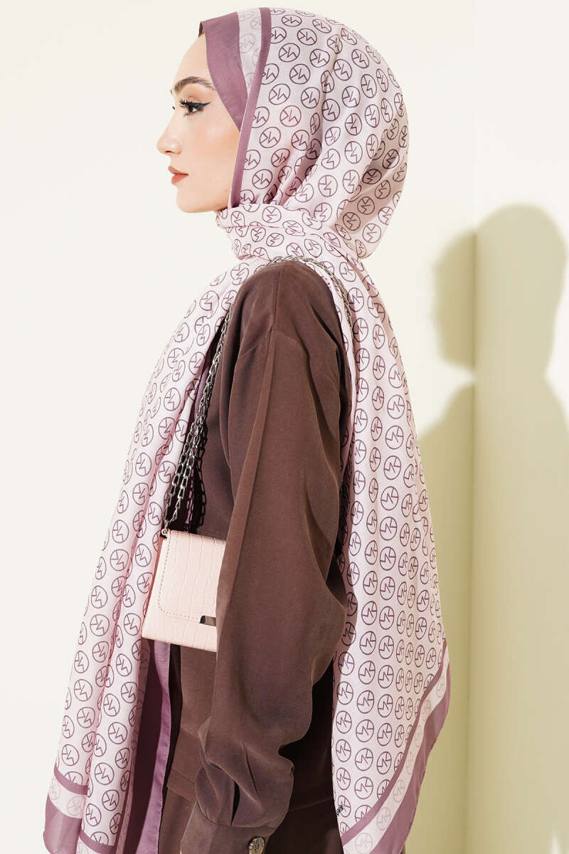MK Print Modal Shawl - Pink