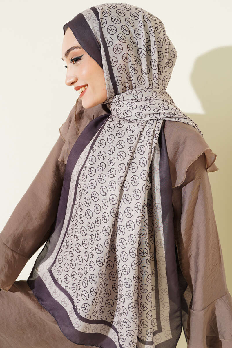 MK Print Modal Shawl - Stone