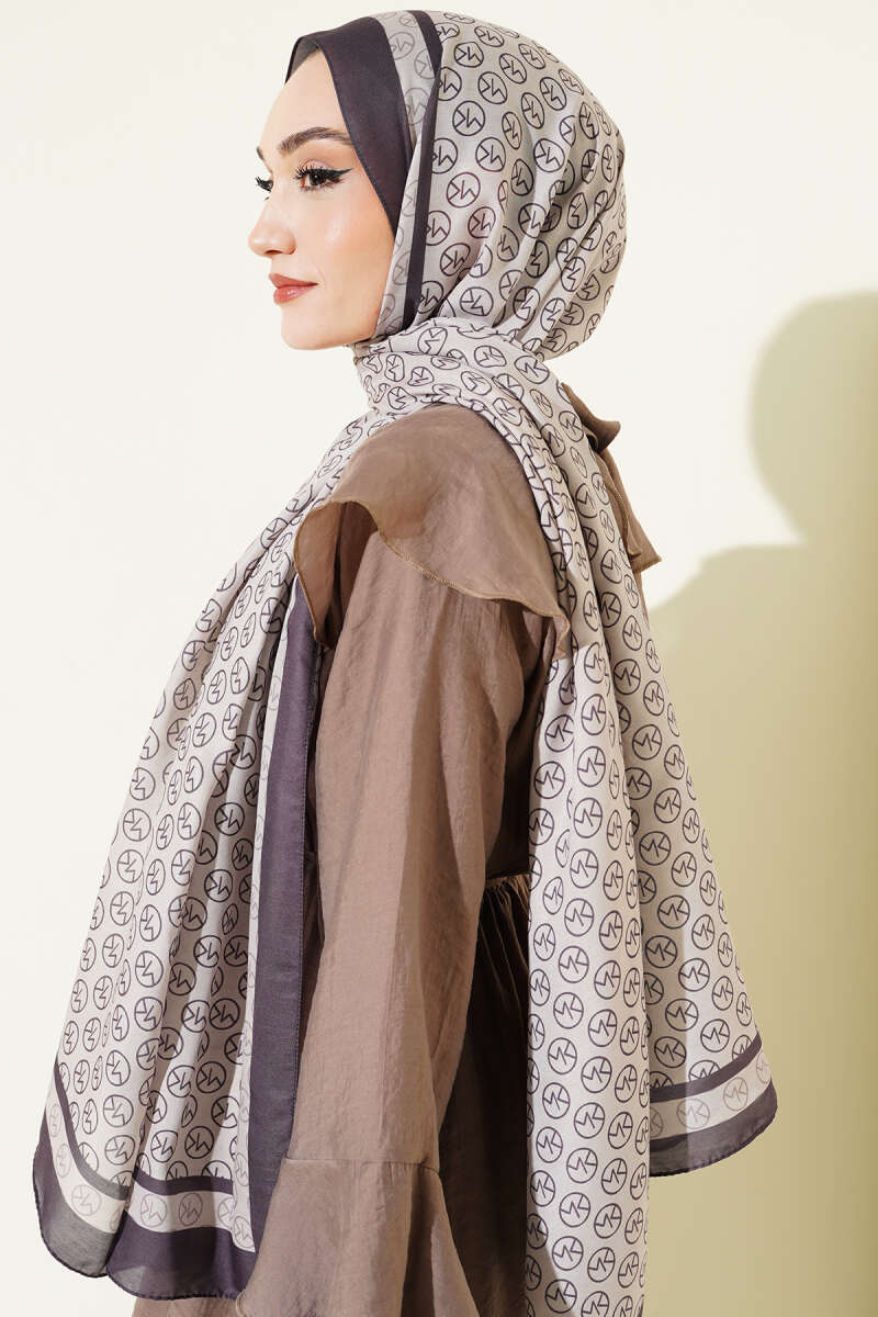 MK Print Modal Shawl - Stone