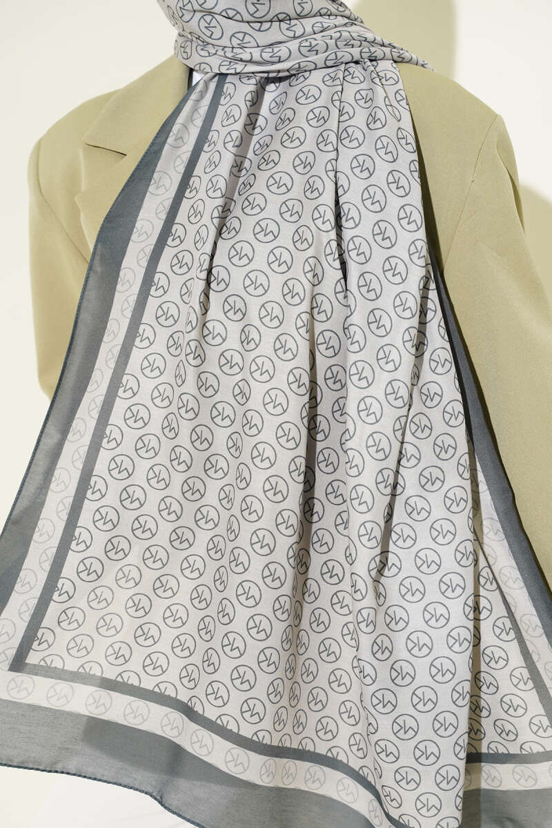 MK Print Modal Shawl - Emerald