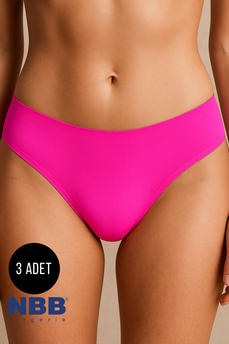 NBB Seamless 3-Pack Slip Briefs - Multicolour