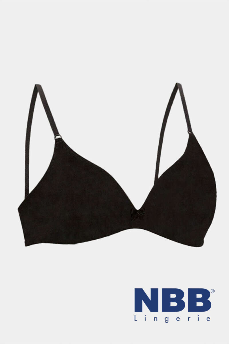 Girls' First Bra - Black